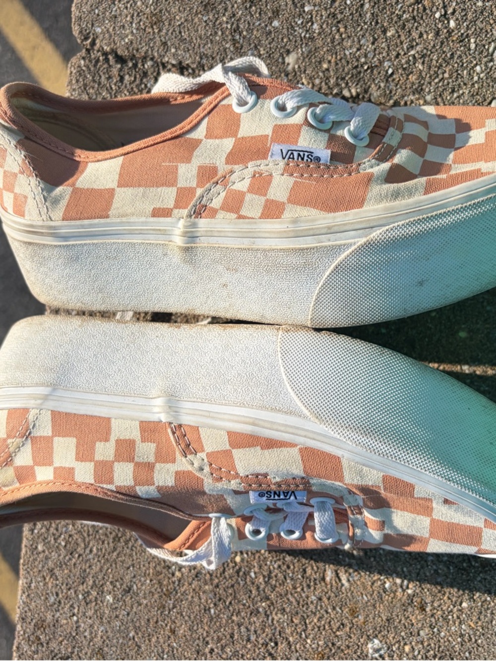 Vans stacked Checkerboard sneakers
